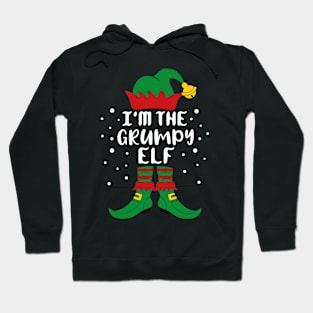 I'm The Grumpy Elf Family Christmas Hoodie